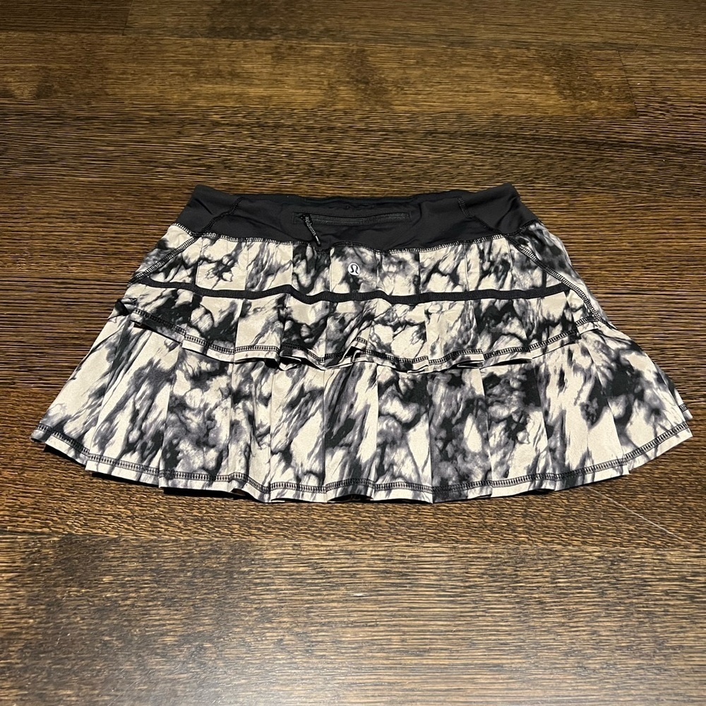 Lululemon shorts with skirt overlay